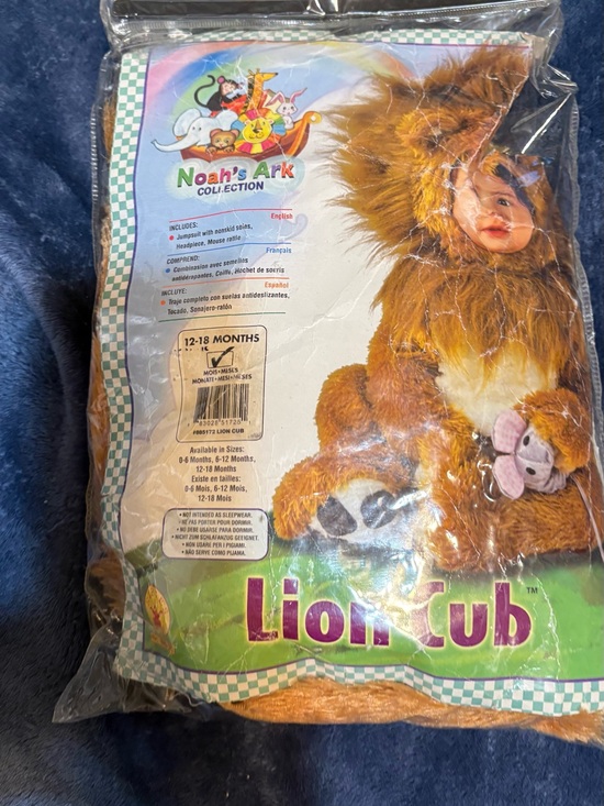 Noahs ark Other - Noah's Ark Lion Cub Costume for Kids - Brown